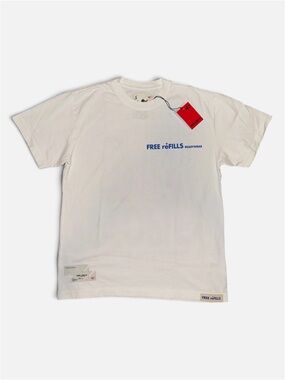 FREE reFILLS White Logo Short Sleeve Tee